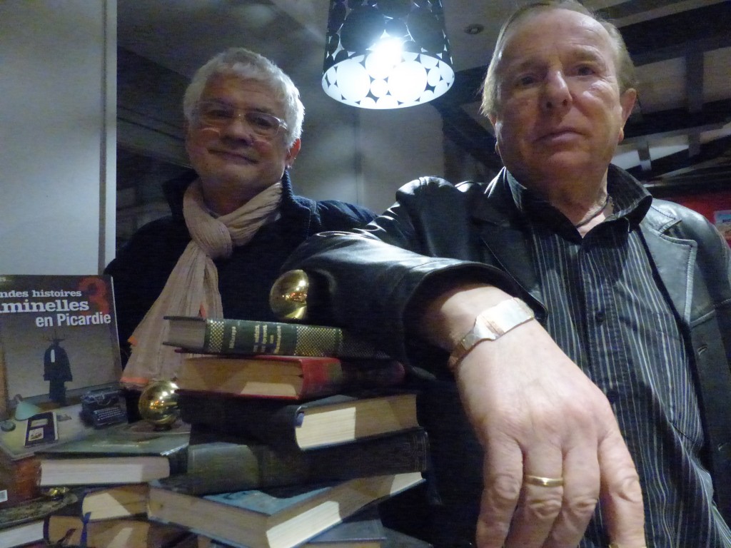 Georges Charrières (à gauche) et Dédé Carpentier : un dirait un duo de rockers. 