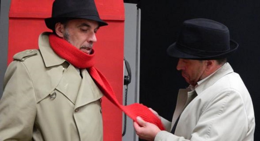 Une scène de l'Echarpe rouge, mise en scène par Jean-Christophe Binet.