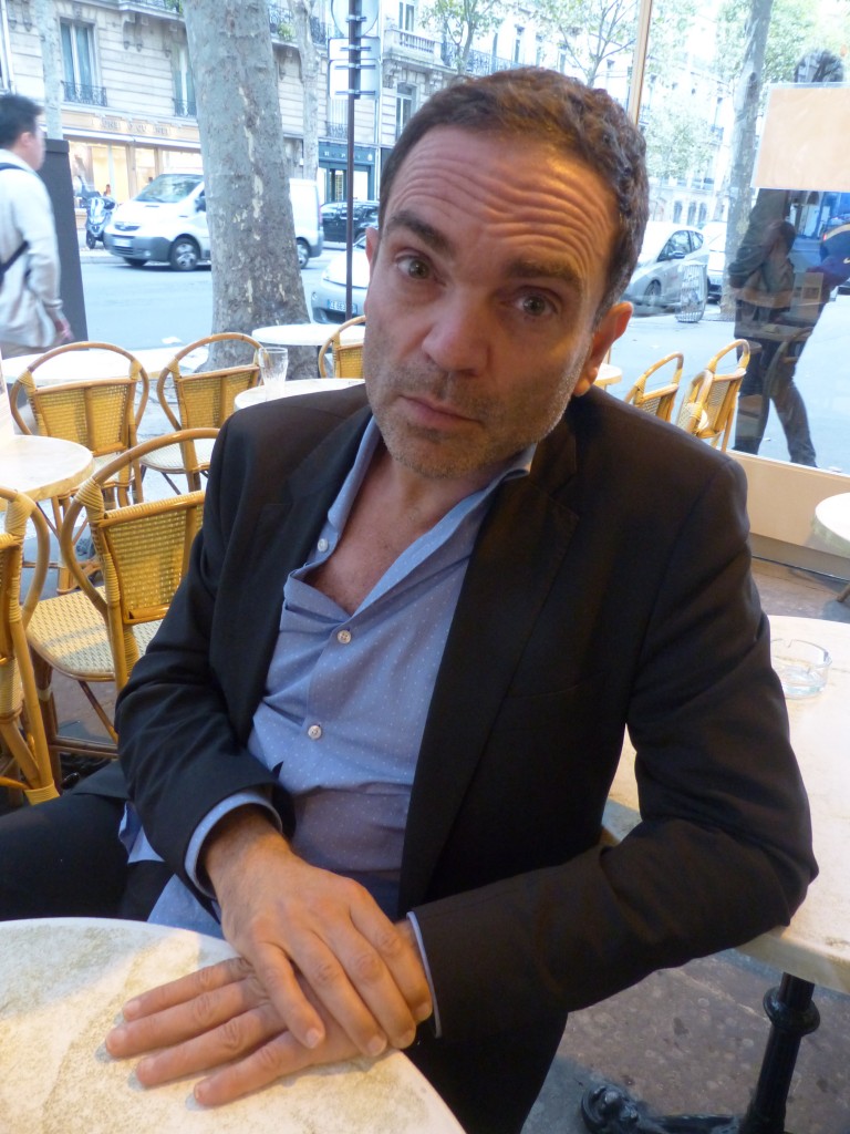 Yann Moix, à la terrasse du Rouquet, en octobre dernier. 